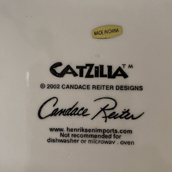 Catzilla Tile Art Trivet-Cats In Love - Picture 3 of 9